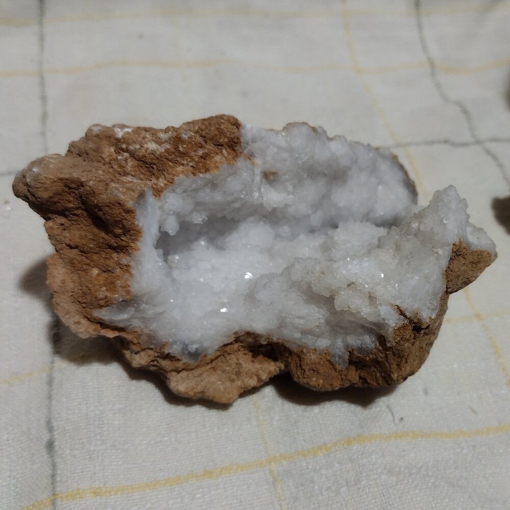 Calcite Quartz Crystal Geode - Picture 7 of 16